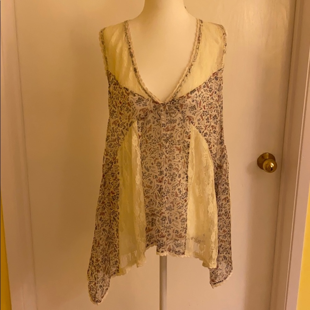 Lace tank top